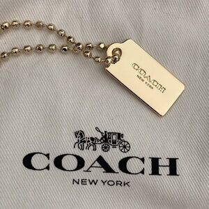 Coach Bag Metal Tag